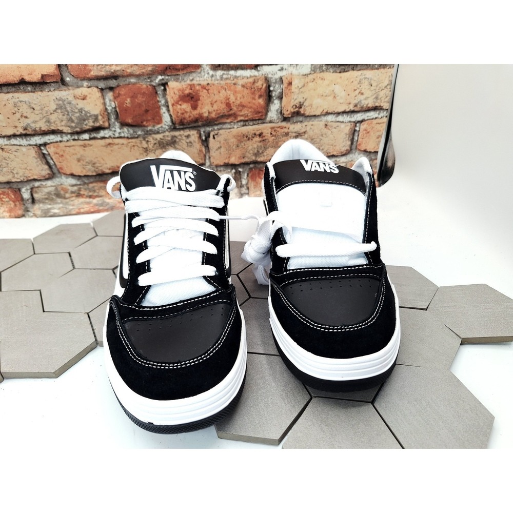 VANS Hylane Black White Men Sz 10.5 Chunky Skate Sneaker Old Skool Knu - Picture 3 of 12